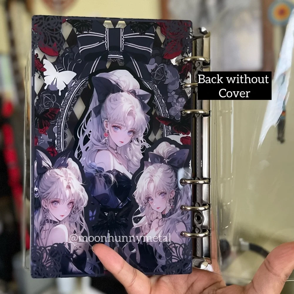 NEW Shaker Acrylic notebook Journal DIY Sailor Moon Anime Diary Sketchbook A6